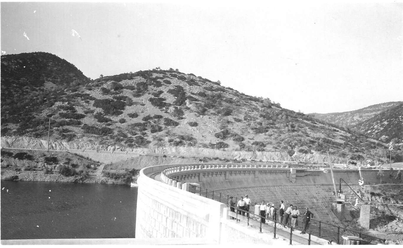 Inauguració de l'embassament l'any 1928